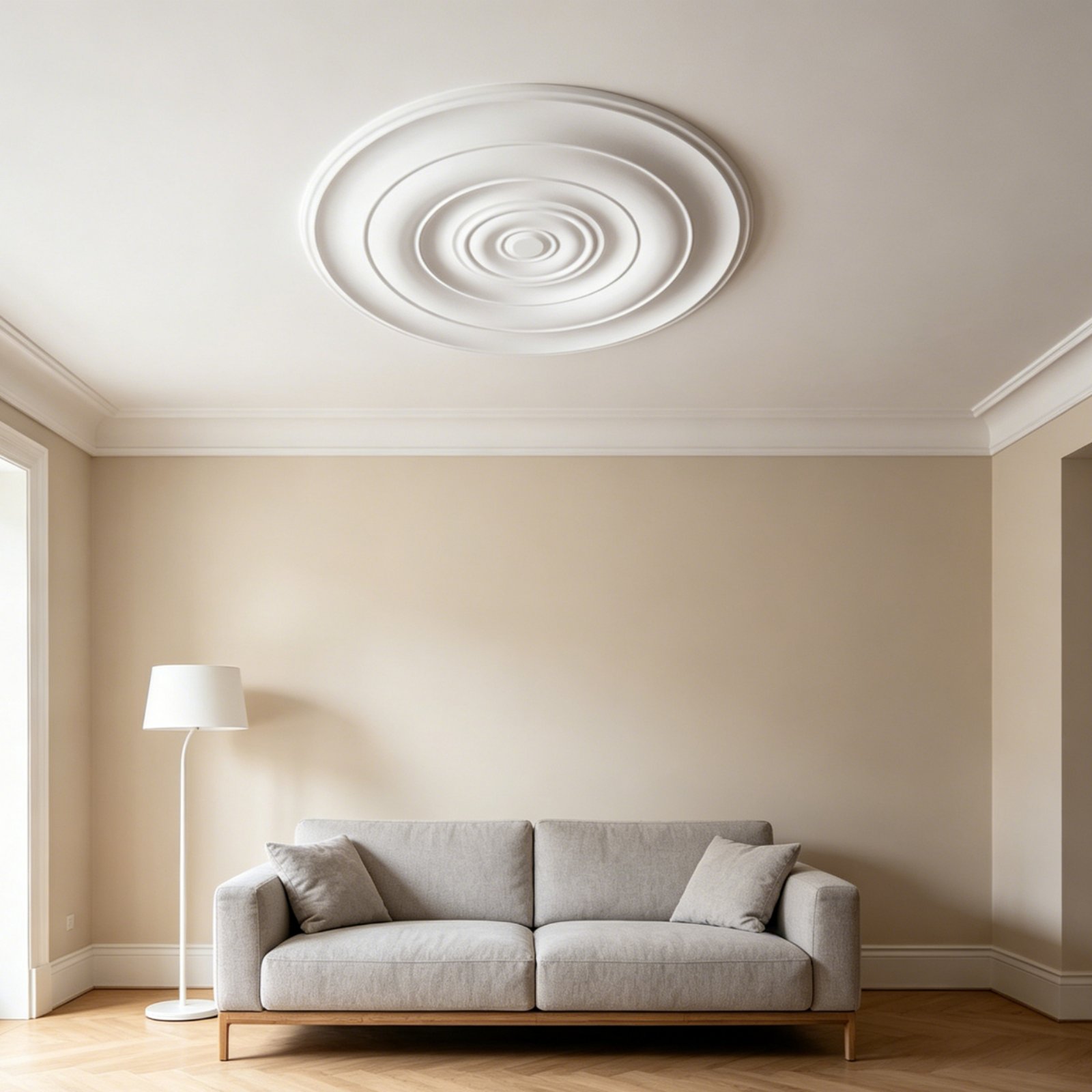 Interior Design Usa - 원형 천장 메달리온 유럽풍 디자인 PU
