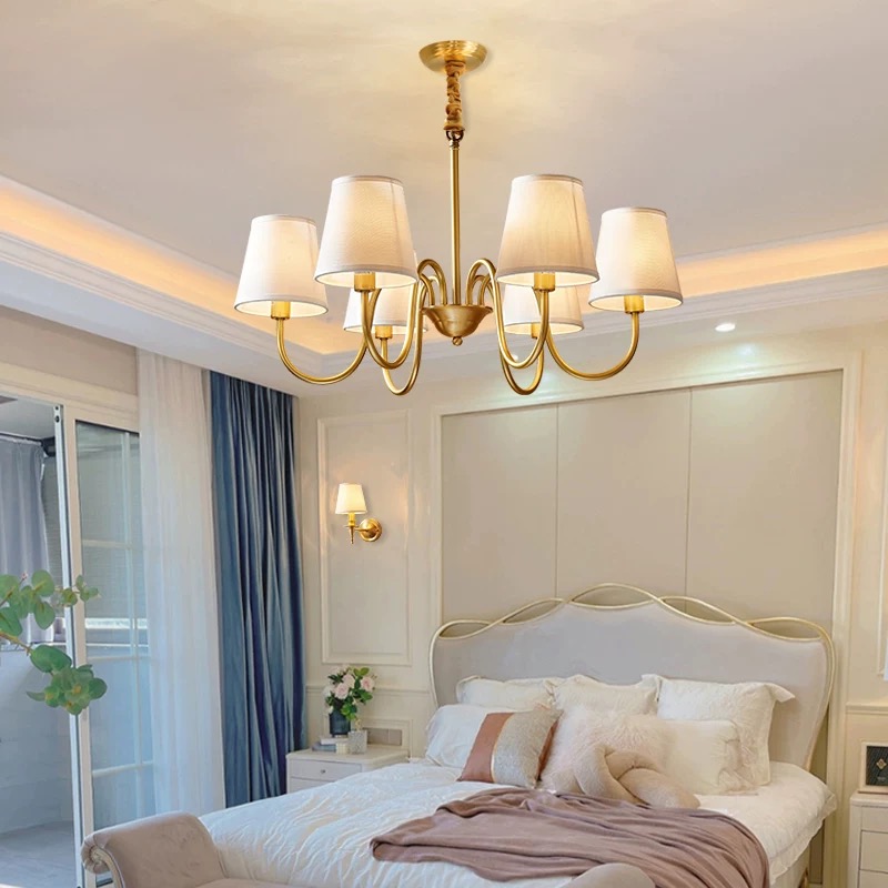 Interior Design Gold - 거실 침실용 구리 샹들리에, 서재 주방