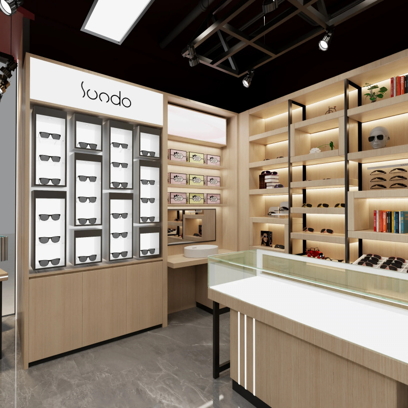 Interior Design Usa - 맞춤형 안경점 인테리어 디자인 안경 진열