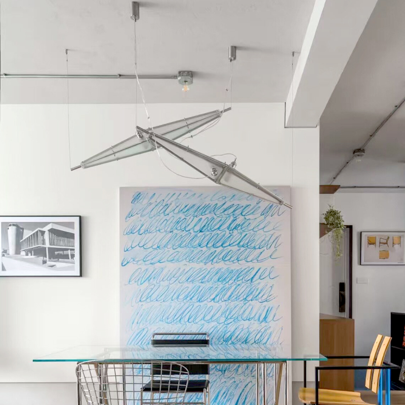 LED 유리 샹들리에 미니멀리스트 디자인 실버 아트 장 - Interior Design Gold 리뷰 및 가격