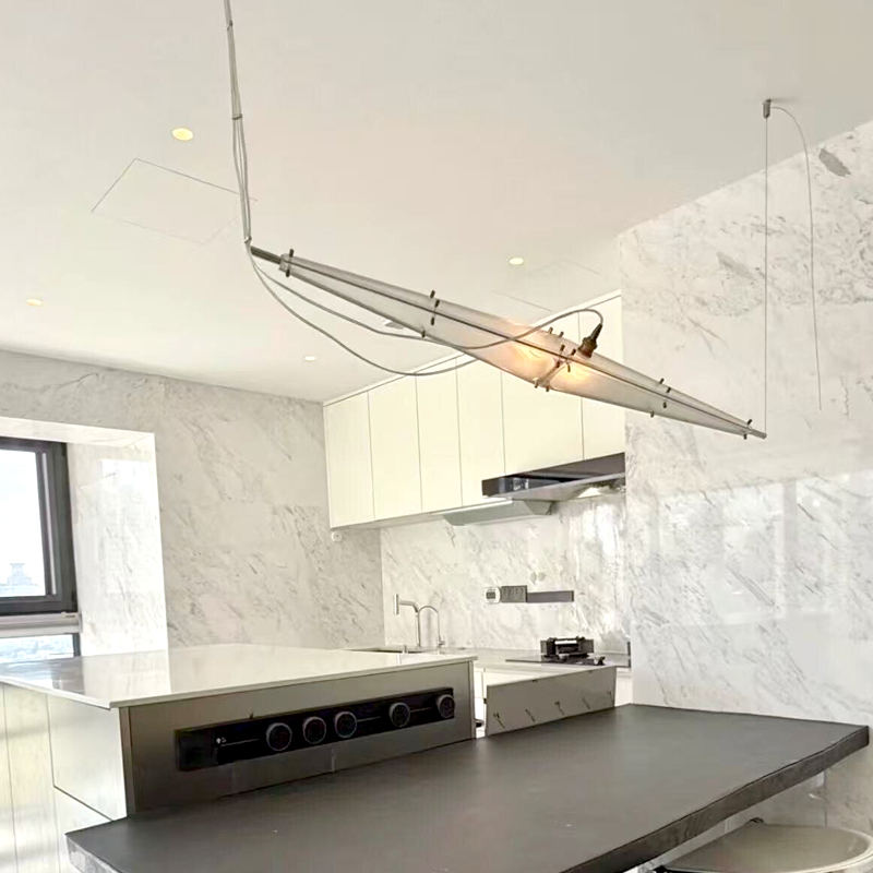 LED 유리 샹들리에 미니멀리스트 디자인 실버 아트 장 - Interior Design Gold 리뷰 및 가격